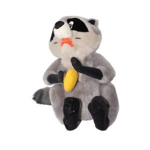 Vintage Walt Disney Pocahontas Meeko Racoon 13" Sitting Plush Stuffed Animal Toy